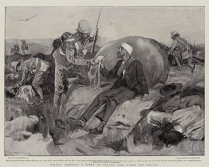 Majuba vengé, une scène sur Talana Hill après la bataille - William Hatherell