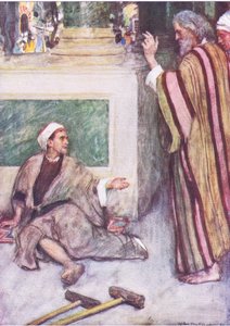 Pierre et Jean guérissant l