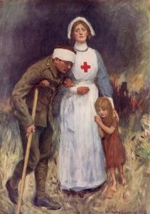 Infirmière de la Croix-Rouge pendant la Première Guerre mondiale