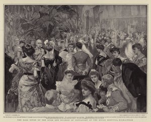 Le bal donné par le duc et la duchesse de Connaught à l