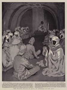 La mission britannique à Kano, une audience du roi