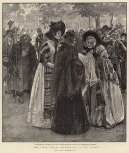 La première apparition publique de la reine - William Hatherell