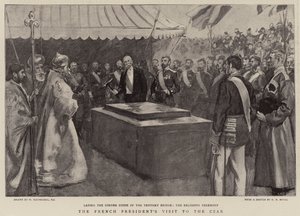 La visite du président français au tsar - William Hatherell