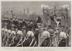 Le cortège funèbre en route vers la forteresse - William Hatherell