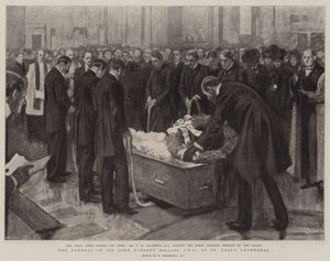 Les funérailles de Sir John Everett Millais, PRA, à la cathédrale Saint-Paul - William Hatherell