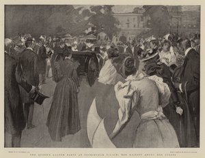 La Garden Party de la Reine au Palais de Buckingham, Sa Majesté parmi ses Invités