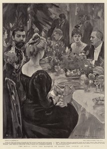 Le Tour Royal, le Banquet à bord de l