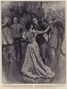 La visite du prince héritier allemand à Vienne, le bal d