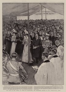 La visite du prince de Galles à Eastbourne, le service des bergers à l