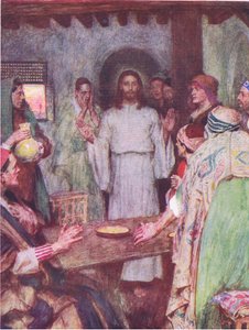 Alors Jésus vint et se tint au milieu, de L