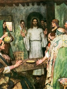 Alors Jésus vint et se tint au milieu d