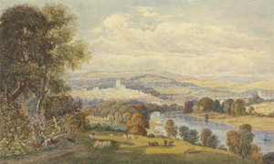 Vue de Totnes, Devon - William Havell
