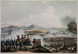 Bataille de Talavera, 28 juillet 1809, gravée par Thomas Sutherland (né vers 1785) - William Heath