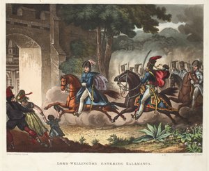 Lord Wellington entrant à Salamanque - William Heath