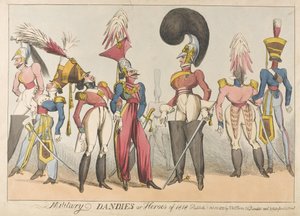 Dandies militaires ou héros de 1818, 1818 - William Heath
