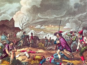 La Bataille de Toulouse, 10 avril 1814, gravée par J.C. Stadler - William Heath