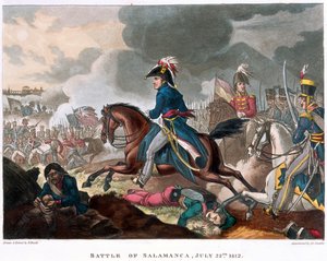 Le duc de Wellington (1769-1852) à la bataille de Salamanque, 22 juillet 1812, 1818 - William Heath