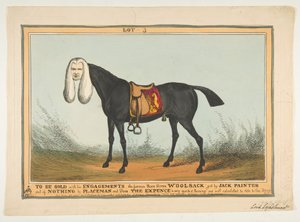 À Vendre Avec Tous Ses Engagements-Le Célèbre Cheval de Course Woolsack, 29 juin 1829 - William Heath