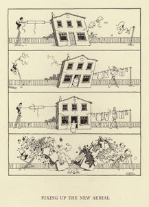 Installation de la nouvelle antenne - William Heath Robinson