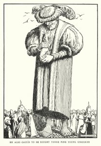 Il a aussi fait acheter trois jeunes licornes fines - William Heath Robinson