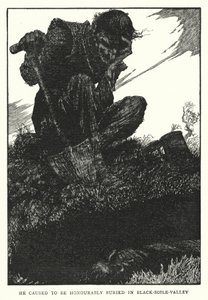 Il a fait enterrer honorablement dans la vallée de la Terre-Noire - William Heath Robinson