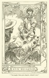 Illustration pour Don Quichotte - William Heath Robinson
