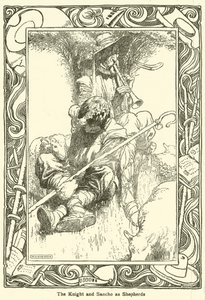 Illustration pour Don Quichotte - William Heath Robinson