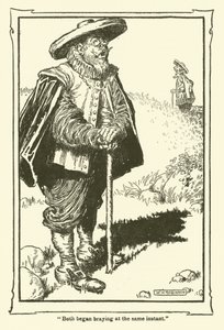Illustration pour Don Quichotte - William Heath Robinson