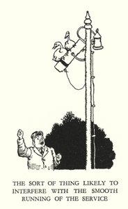 Illustration pour Railway Ribaldry par W Heath Robinson - William Heath Robinson