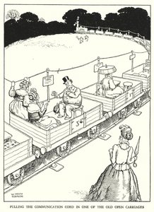 Illustration pour Railway Ribaldry par W Heath Robinson - William Heath Robinson