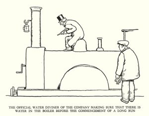 Illustration pour Railway Ribaldry de W Heath Robinson - William Heath Robinson