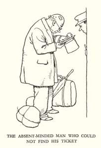 Illustration pour Railway Ribaldry par W Heath Robinson - William Heath Robinson
