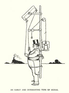 Illustration pour Railway Ribaldry par W Heath Robinson - William Heath Robinson
