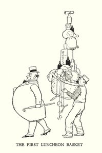 Illustration pour Railway Ribaldry par W Heath Robinson - William Heath Robinson