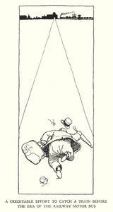 Illustration pour Railway Ribaldry par W Heath Robinson - William Heath Robinson