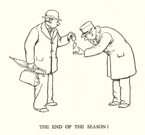Illustration pour Railway Ribaldry par W Heath Robinson