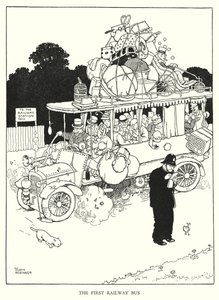 Illustration pour Railway Ribaldry - William Heath Robinson