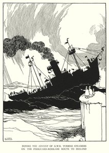 Illustration pour Railway Ribaldry par W Heath Robinson - William Heath Robinson