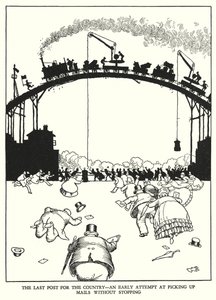 Illustration pour Railway Ribaldry par W Heath Robinson - William Heath Robinson