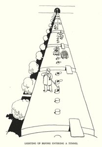 Illustration pour Railway Ribaldry par W Heath Robinson - William Heath Robinson