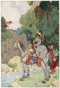 Illustration pour Les Aventures de Don Quichotte - William Heath Robinson
