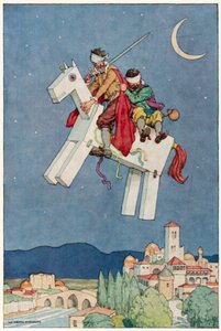 Illustration pour Les Aventures de Don Quichotte - William Heath Robinson