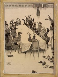 Inspection des Bas la Veille de Noël - William Heath Robinson