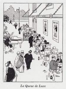 La Queue de Luxe - William Heath Robinson