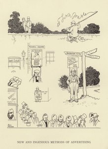 Nouvelles méthodes ingénieuses de publicité - William Heath Robinson