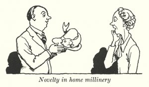Nouvelle mode en chapellerie maison (lithographie) - William Heath Robinson
