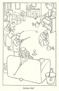Golf de salon - William Heath Robinson