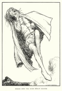 Percer dans les nuages aériens élevés - William Heath Robinson