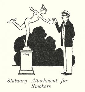 Attachement de statuaire pour fumeurs - William Heath Robinson