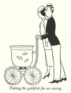 Promener le poisson rouge - William Heath Robinson